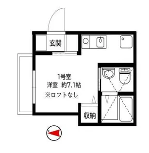 minerumo TSURUMI【2階】の間取り