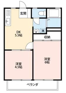 ロイヤルハイツB【2階】の間取り