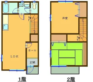 メゾネット秋桜の間取り