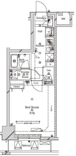 ラフィスタ王子神谷【3階】の間取り