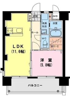 フィオーレ【4階】の間取り