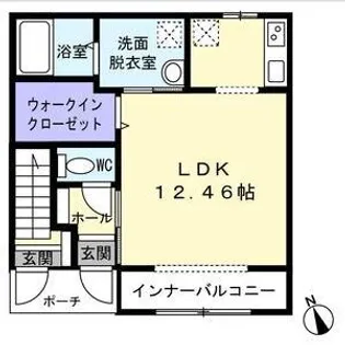 A’s大河原【1階】の間取り