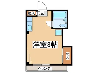 アゼリアマンション【2階】の間取り