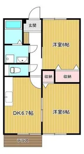 ネオ・ウィング A【1階】の間取り