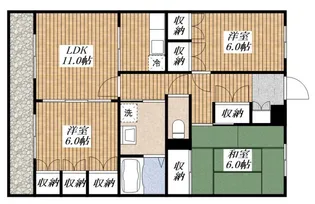 KTD松原町【3階】の間取り