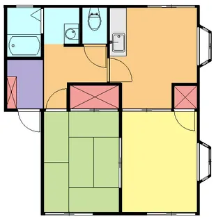 メゾンシルク【1階】の間取り