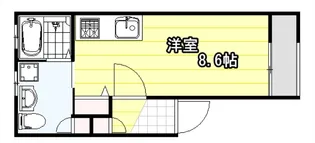 Reメゾン桃谷【2階】の間取り