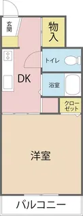 式部グランドハイツ【1階】の間取り