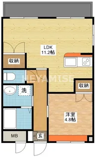エンソララード【2階】の間取り