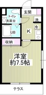 鳩ヶ谷ハウス【1階】の間取り