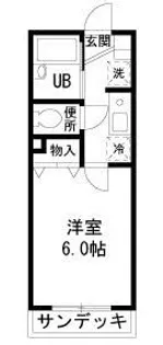 テスタ東小松川【1階】の間取り