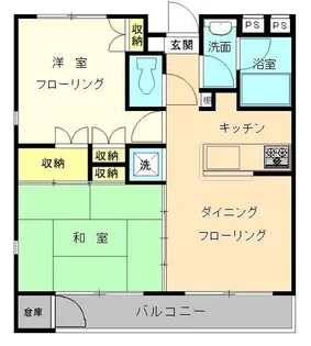O2境【2階】の間取り