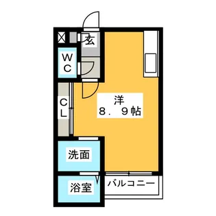 GRANDTICスリジエ【1階】の間取り