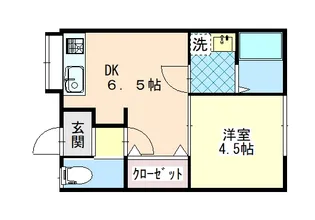 野上フラッツ【1階】の間取り