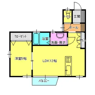 メゾンメープル【2階】の間取り