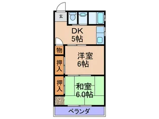 長岡マンション【3階】の間取り