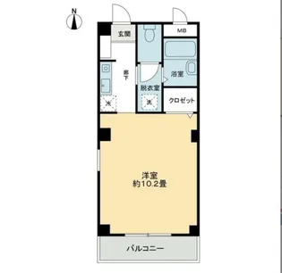 フィネス宮川【2階】の間取り