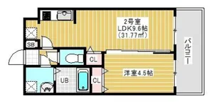 金太郎ヒルズ255【5階】の間取り