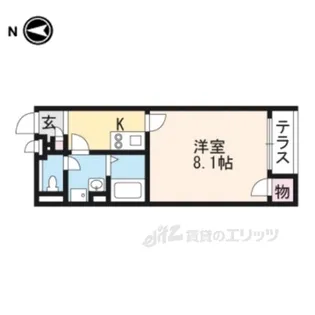 レオネクストますが【1階】の間取り