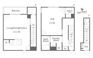 Lapule Meguroの間取り