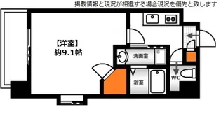 エイトバレー大手町 パークレジデンス【5階】の間取り