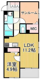 Le SOLEIL【1階】の間取り