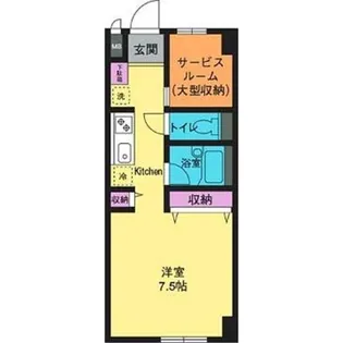 片野ビル【3階】の間取り