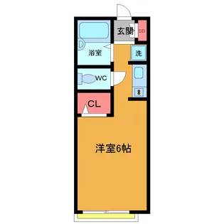 ジュネス葛西【1階】の間取り