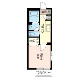 プリムヴェール【1階】の間取り