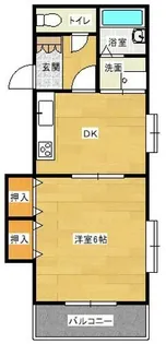 サンパレス東所沢【2階】の間取り