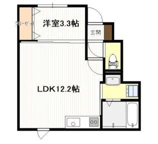 トラファルガー和木【1階】の間取り