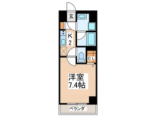 エス・ライズ中山【5階】の間取り