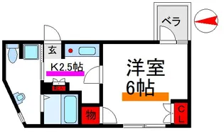 スコレータムラマII【4階】の間取り