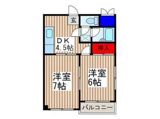 メゾン KMの間取り