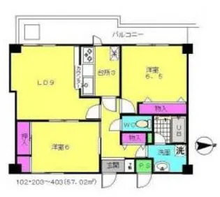 アルカディア・1【2階】の間取り