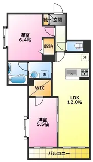 アルカディアナガセ【3階】の間取り