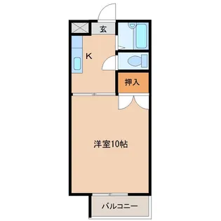 ステーションハイム【2階】の間取り
