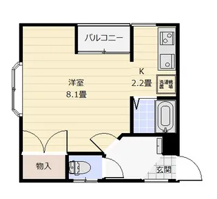 ハイムベルク中土居【3階】の間取り