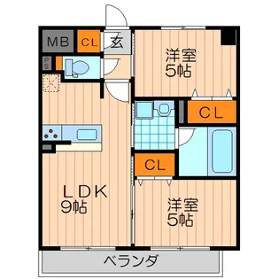 エステムプラザ京橋IIIリベルタ【3階】の間取り
