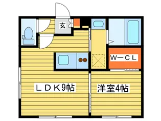 ウインダムヒル札幌駅前【4階】の間取り