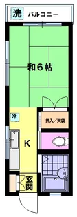 橋本ハイツ【2階】の間取り