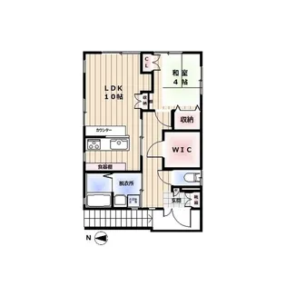 ブルーレイク新中野【2階】の間取り