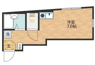 グリテラティ山手【2階】の間取り