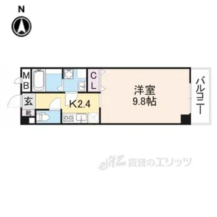 TOYOTOMIARII2BLD.NO7【2階】の間取り