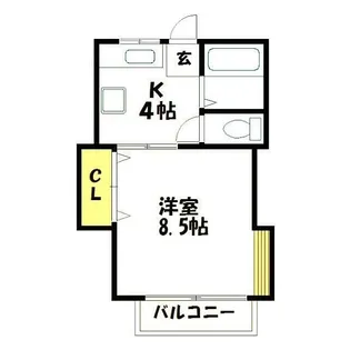 メイプルハイム【2階】の間取り