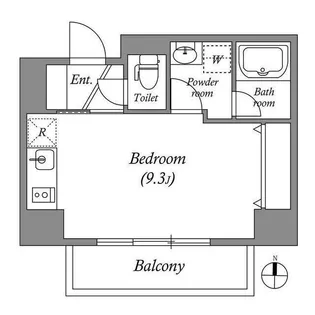 GENOVIA南千住IIIskygarden【7階】の間取り