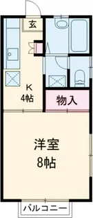 ラフォーレ竜ヶ崎 A【1階】の間取り