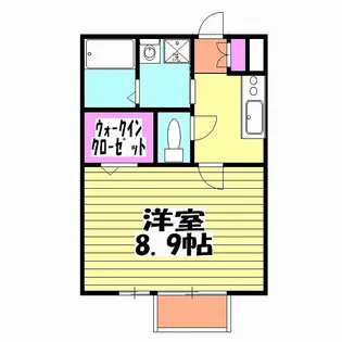 サンモールII【2階】の間取り