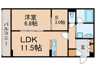 フィリップ シャトリエ【2階】の間取り