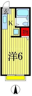 DRホームズ松戸【2階】の間取り
